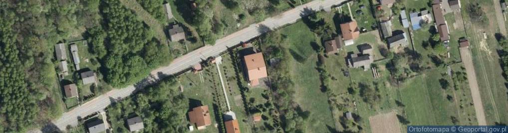 Zdjęcie satelitarne Główna ul.