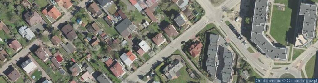 Zdjęcie satelitarne Gospodarska ul.