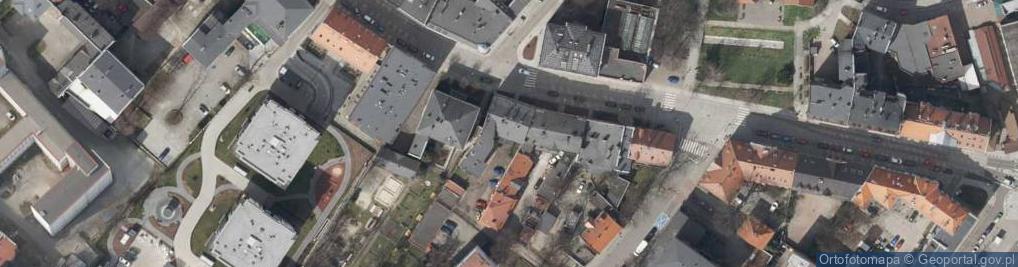 Zdjęcie satelitarne Górnych Wałów ul.