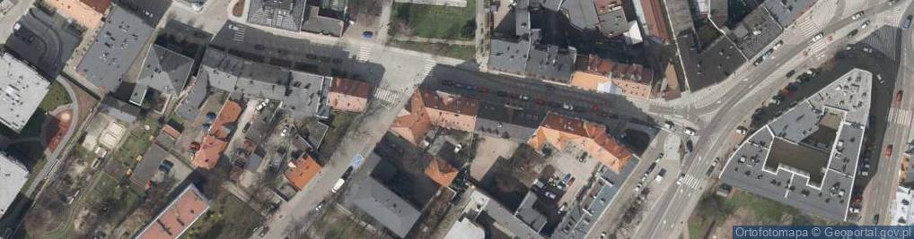Zdjęcie satelitarne Górnych Wałów ul.