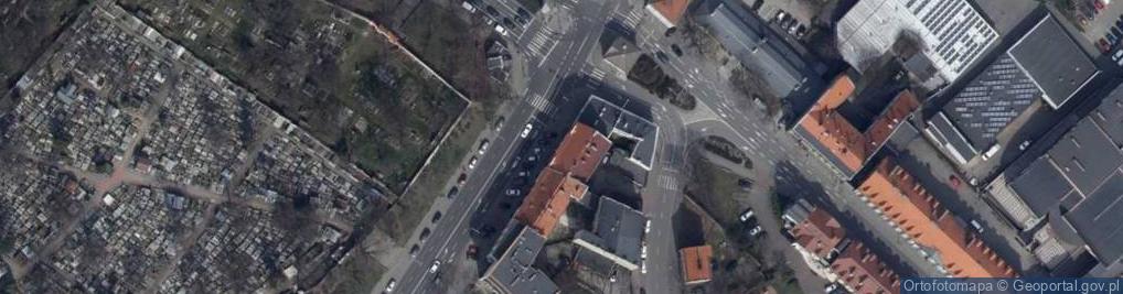 Zdjęcie satelitarne Górnośląska ul.