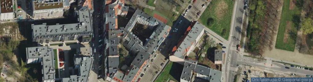 Zdjęcie satelitarne Górna Wilda ul.