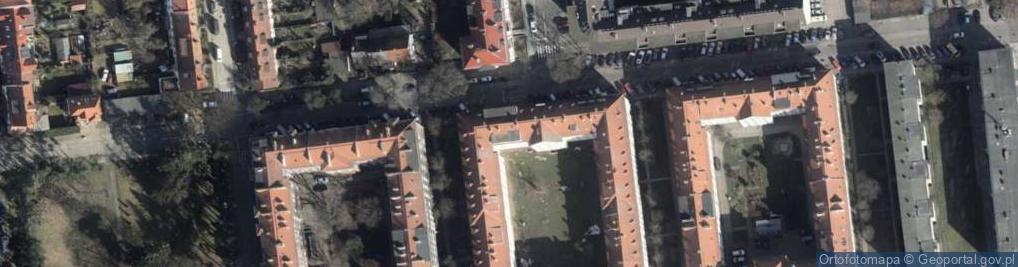 Zdjęcie satelitarne Gorkiego Maksyma ul.