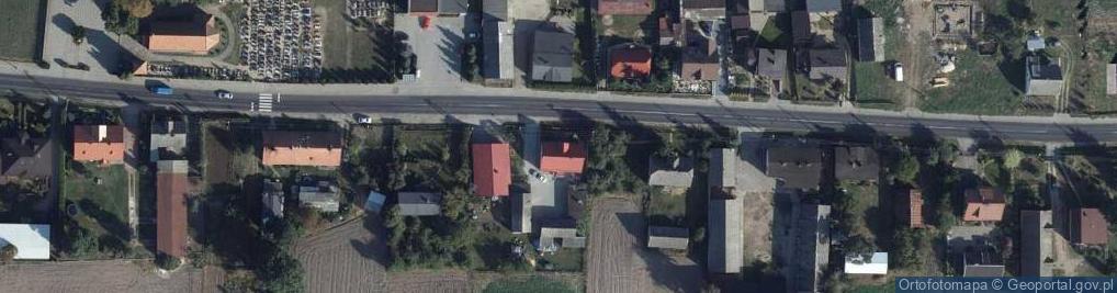 Zdjęcie satelitarne Grążawy ul.