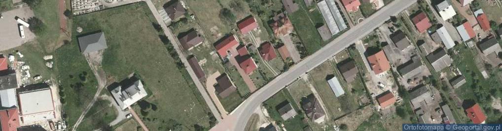 Zdjęcie satelitarne Grębów ul.
