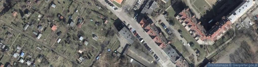 Zdjęcie satelitarne Grzymińska ul.
