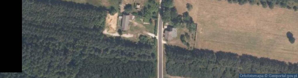 Zdjęcie satelitarne Gustawów ul.