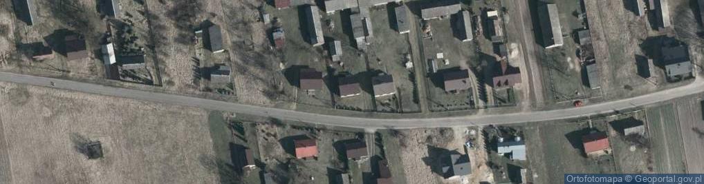 Zdjęcie satelitarne Guzew ul.