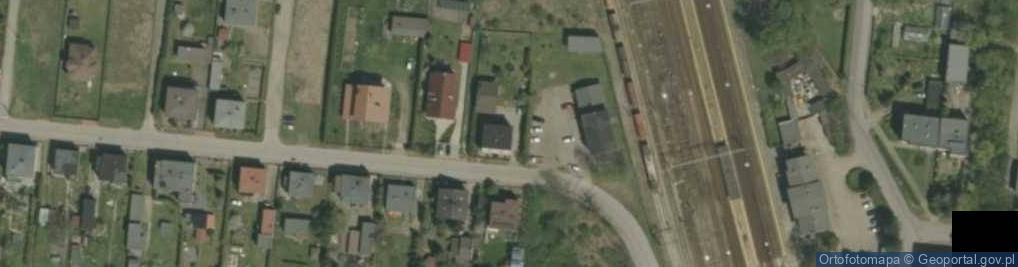 Zdjęcie satelitarne Gwoździa ul.