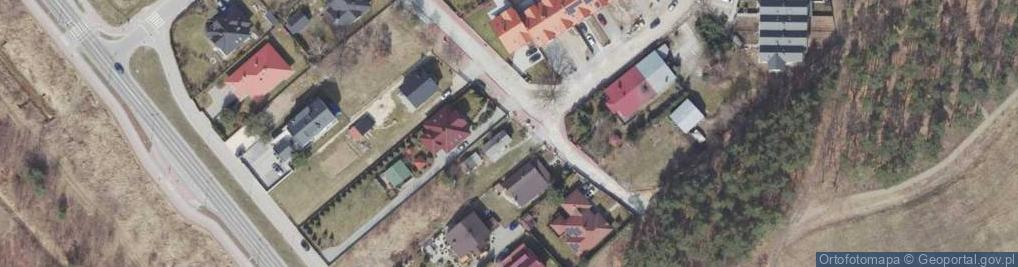 Zdjęcie satelitarne Gwoździowskiego, ks. ul.