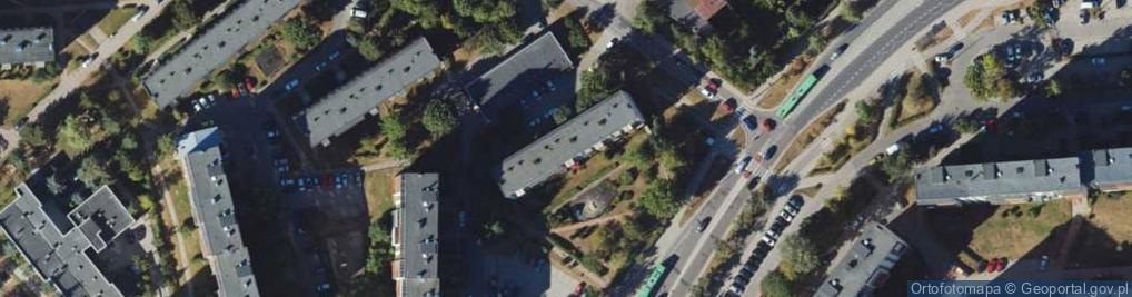 Zdjęcie satelitarne Hallera Józefa, gen. ul.