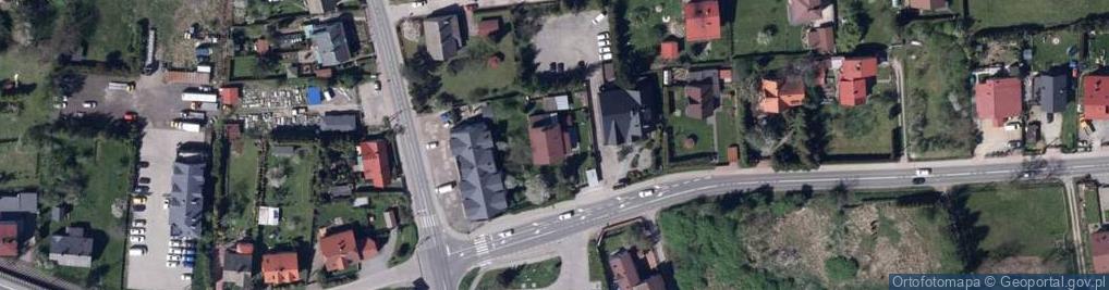 Zdjęcie satelitarne Hałcnowska ul.