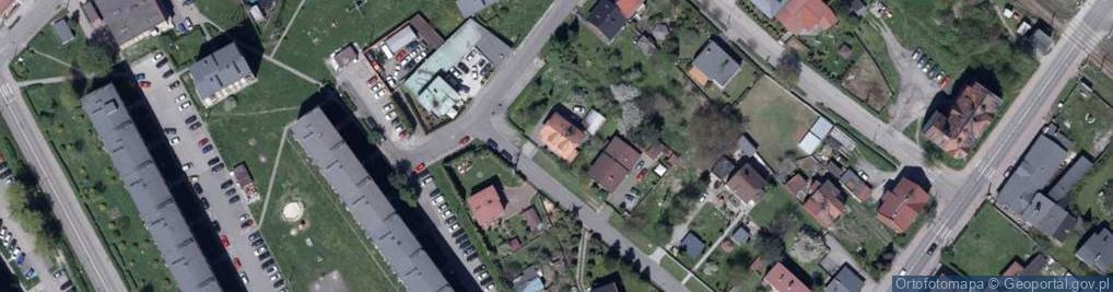 Zdjęcie satelitarne Hanuska, ks. ul.