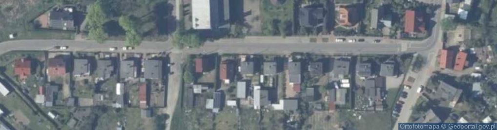 Zdjęcie satelitarne Harcerska ul.