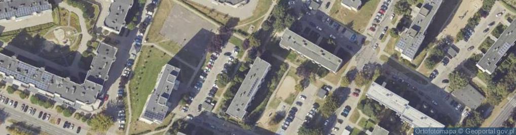 Zdjęcie satelitarne Hallera Józefa, gen. ul.