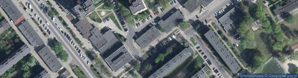 Zdjęcie satelitarne Harcerska ul.