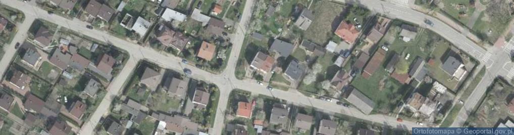 Zdjęcie satelitarne Harcerska ul.