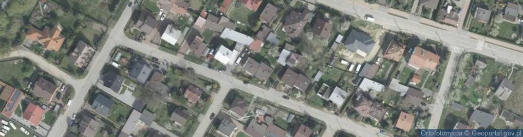 Zdjęcie satelitarne Harcerska ul.