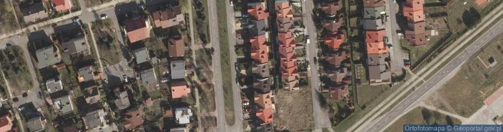 Zdjęcie satelitarne Harcerska ul.