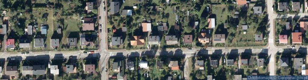 Zdjęcie satelitarne Harcerska ul.