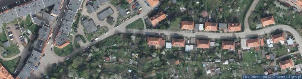 Zdjęcie satelitarne Harcerska ul.