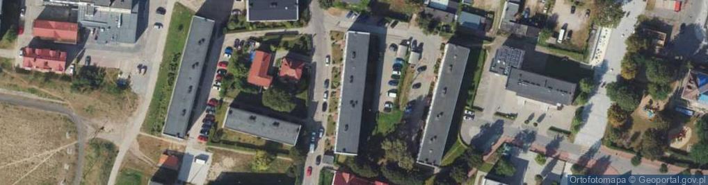 Zdjęcie satelitarne Harcerska ul.