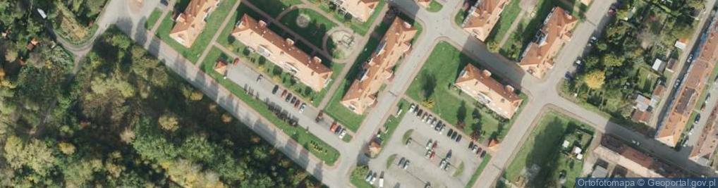 Zdjęcie satelitarne Hauptmana Andrzeja, ks. ul.