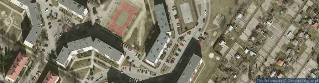 Zdjęcie satelitarne Hirszfelda Ludwika ul.