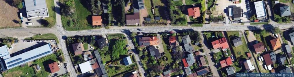 Zdjęcie satelitarne Huculska ul.