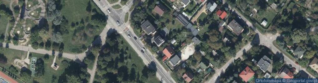 Zdjęcie satelitarne Husarska ul.
