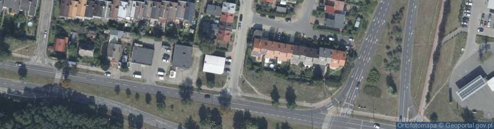 Zdjęcie satelitarne Hutnicza ul.