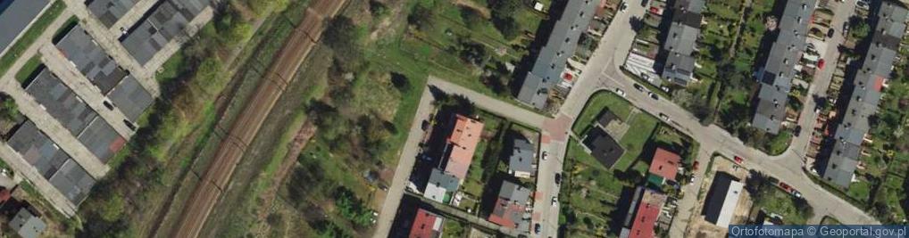 Zdjęcie satelitarne Huzarów ul.