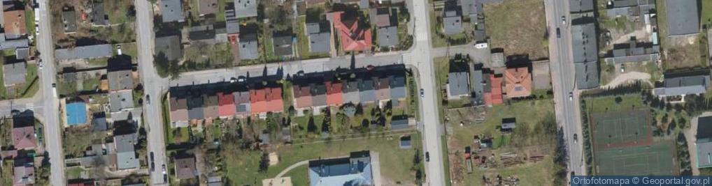 Zdjęcie satelitarne Husarska ul.