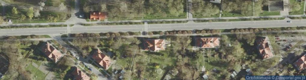 Zdjęcie satelitarne I Pułku Szwoleżerów ul.