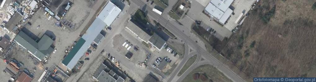 Zdjęcie satelitarne I Brygady Legionów ul.
