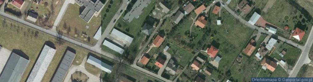 Zdjęcie satelitarne II Pułku Pancernego ul.