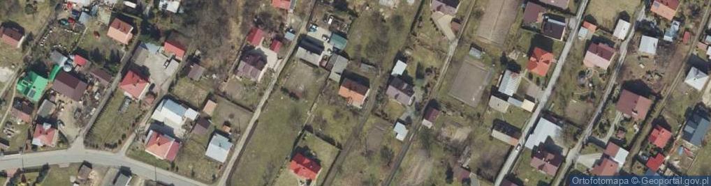 Zdjęcie satelitarne II Pułku Pancernego ul.