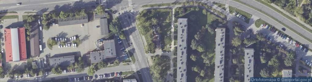Zdjęcie satelitarne Iłżecka ul.