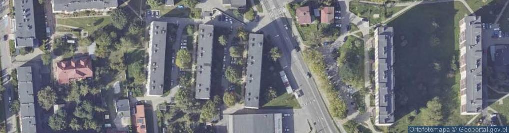 Zdjęcie satelitarne Iłżecka ul.