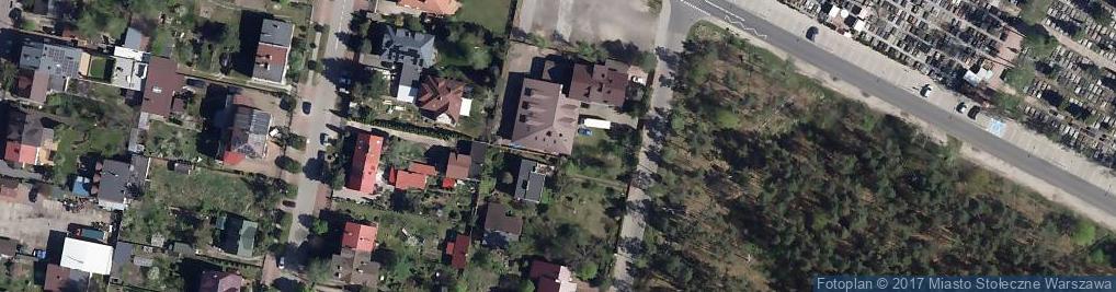 Zdjęcie satelitarne Instruktorska ul.