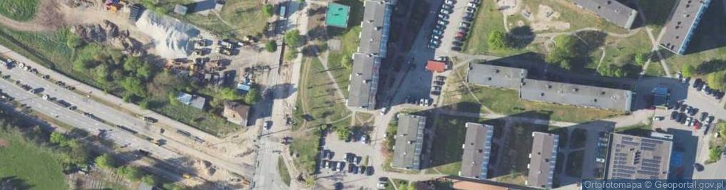 Zdjęcie satelitarne Jana Pawła II ul.