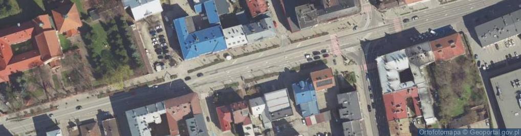 Zdjęcie satelitarne Jana Pawła II ul.