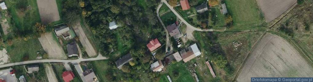 Zdjęcie satelitarne Jaślany ul.