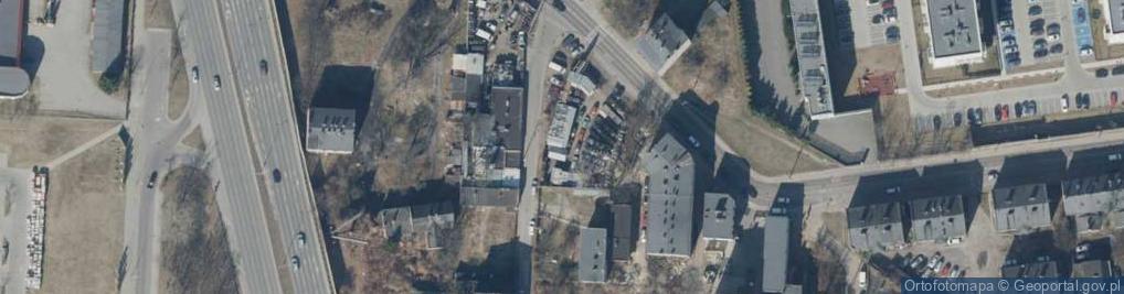 Zdjęcie satelitarne Janiny ul.