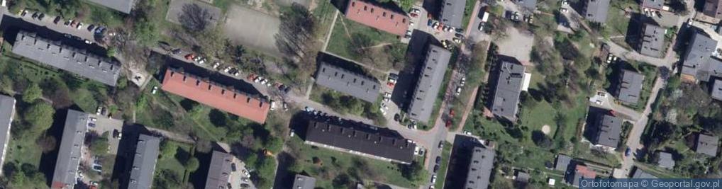 Zdjęcie satelitarne Janke-Waltera, gen. ul.