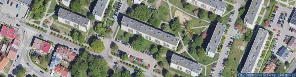 Zdjęcie satelitarne Jana Pawła II ul.