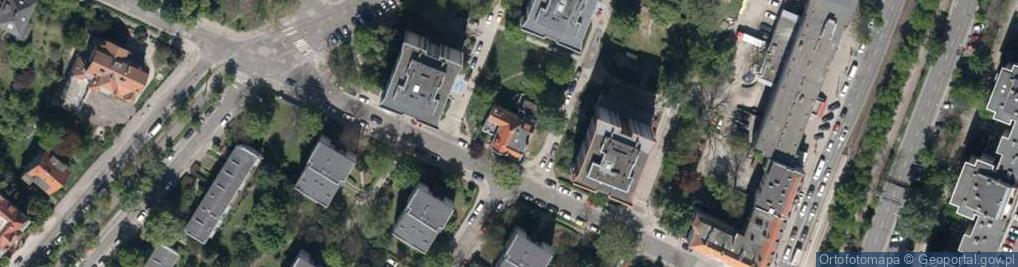 Zdjęcie satelitarne Jastrzębia ul.