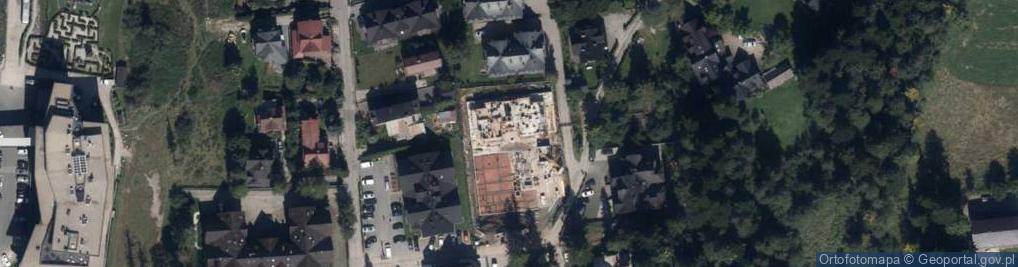 Zdjęcie satelitarne Jaszczurówka-Bory ul.