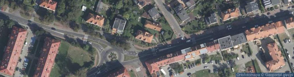 Zdjęcie satelitarne Jedności Narodowej ul.