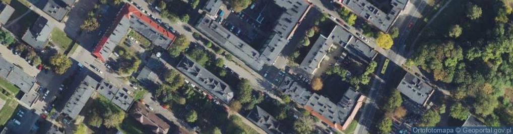 Zdjęcie satelitarne Jedności ul.